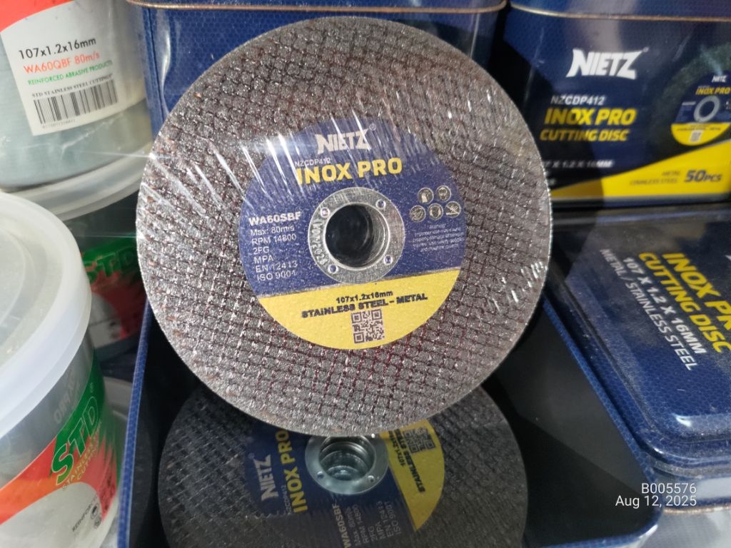 Nietz Cutting Disc 4 inch 1box / 25pcs Inox Pro Double Net Stainless ...