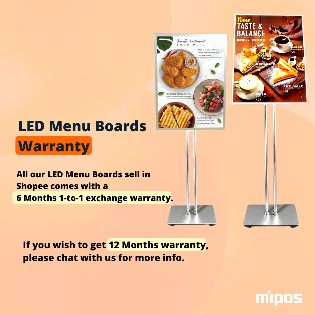 LED Menu Board Standing/LED Lightbox Menu Display Stand/Standing LED ...