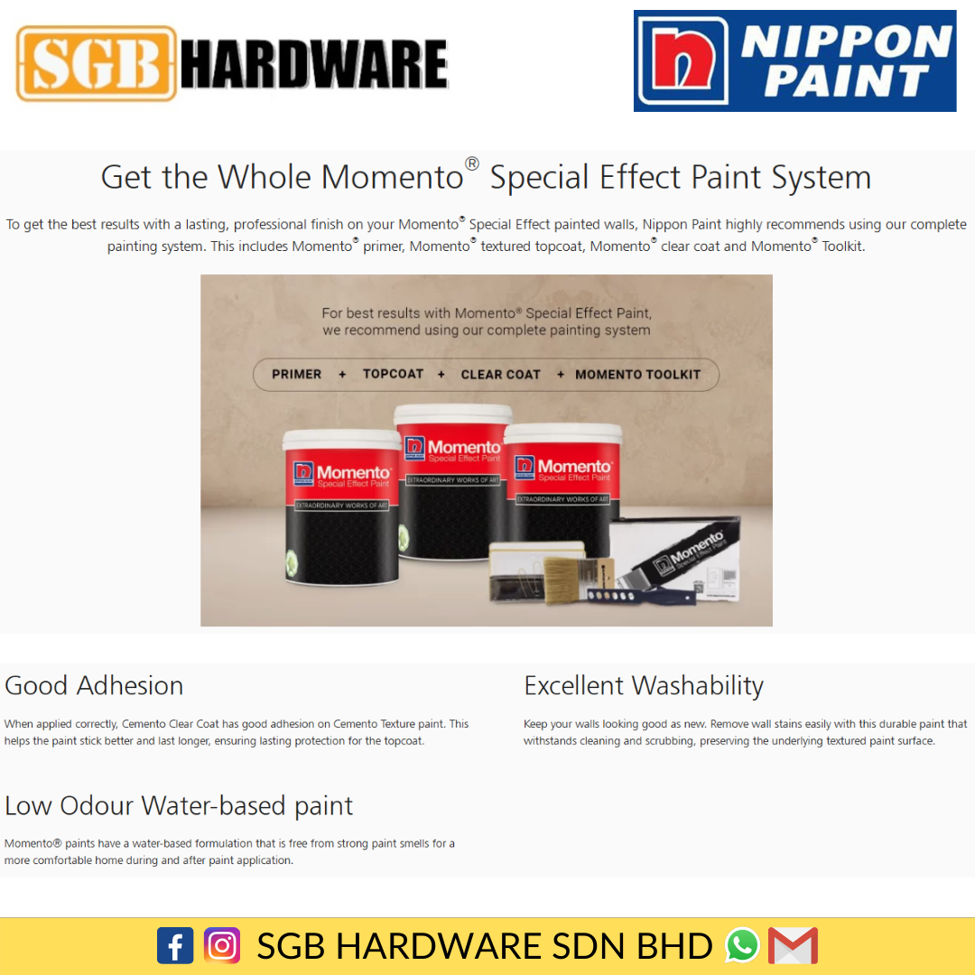 Nippon Momento Special Effect Paint Designer Series - Cemento Texture ...