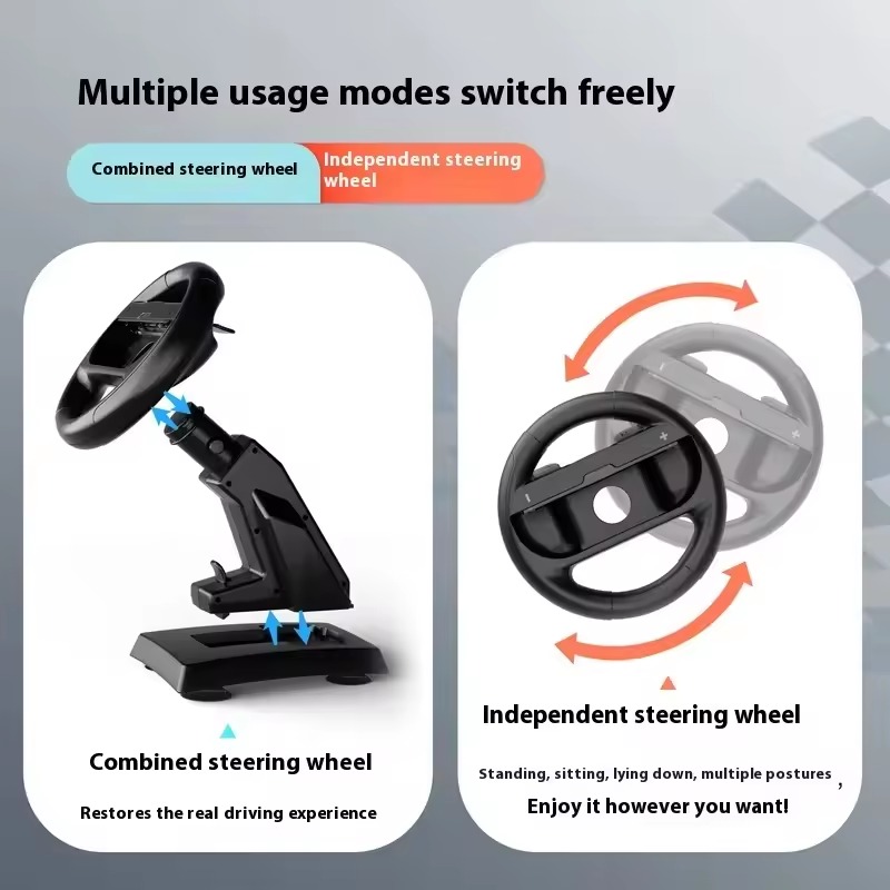 【12.12 SALE】IINE Nintendo Switch1 / Switch 2 Pro Racing Wheel Set ...