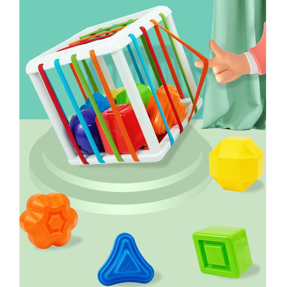 Baby Intellectual Development Toys / Baby Shape Sorting Toy / Early ...