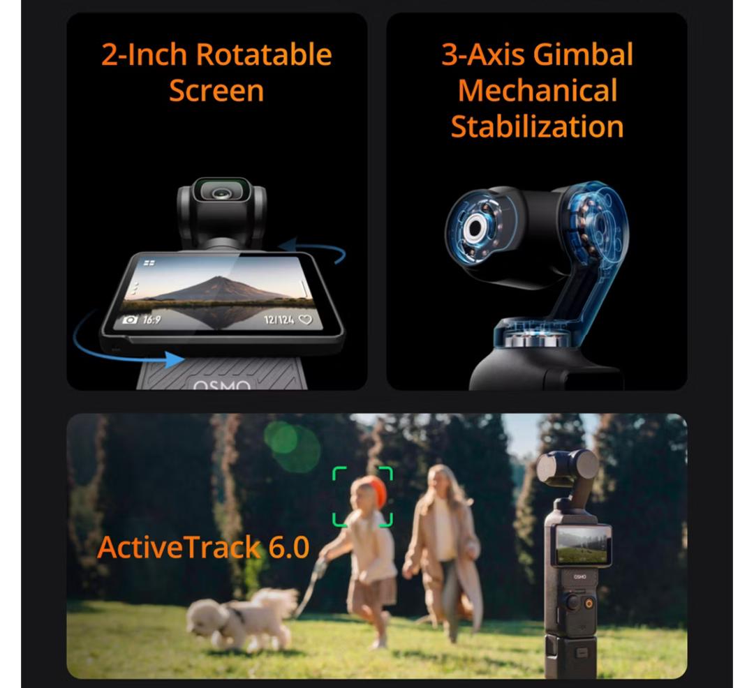 ***Ready Stock**DJI Osmo Pocket 3 - 4K Gimbal Stabilized Pocket Size ...