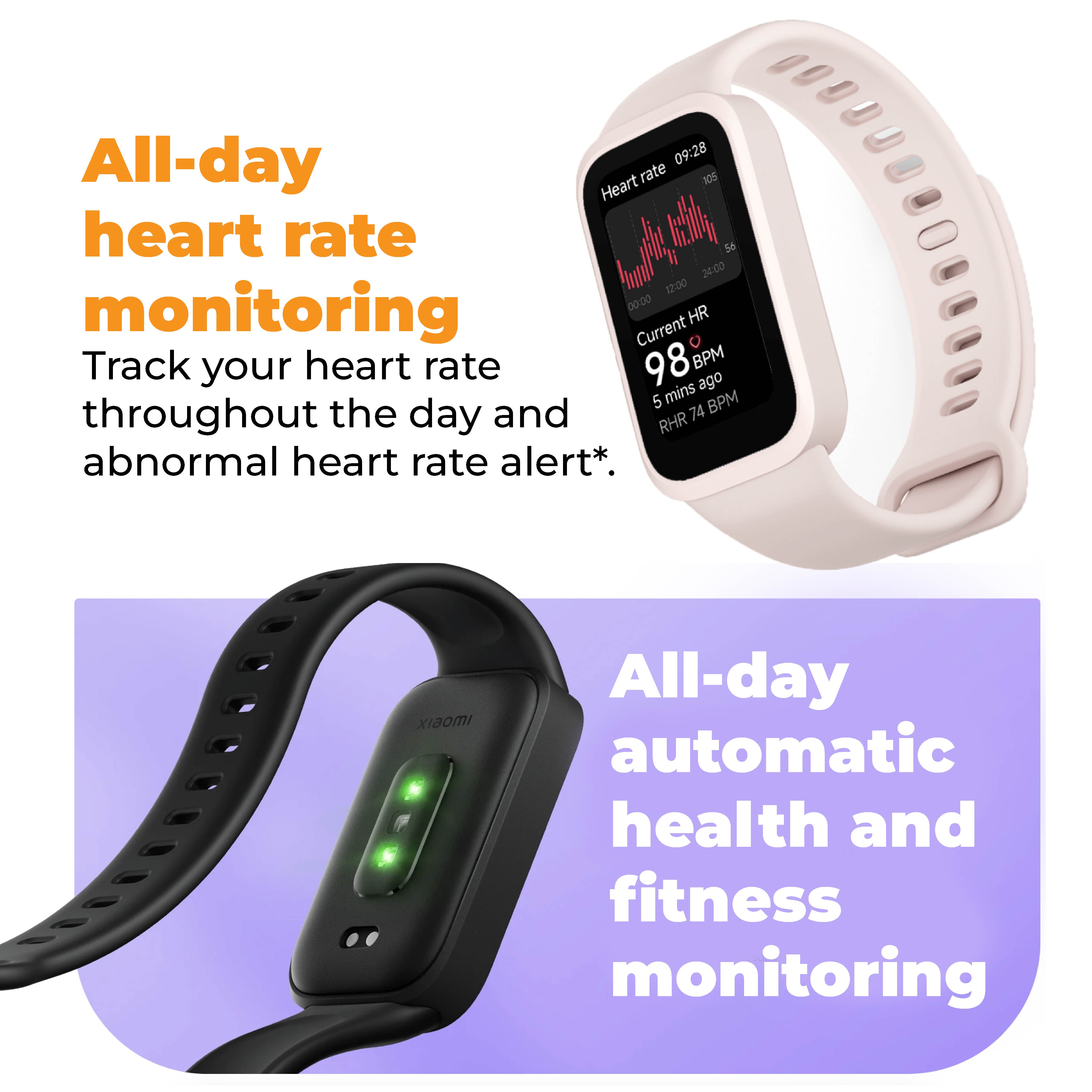 Heart Rate Xiaomi Mi Band Heart Rate Monitor Connect Mi Band To