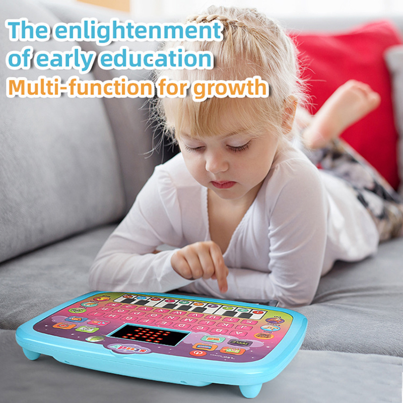 Kids Gift Mainan belajar LED Screen learning laptop toy alphabet tablet ...