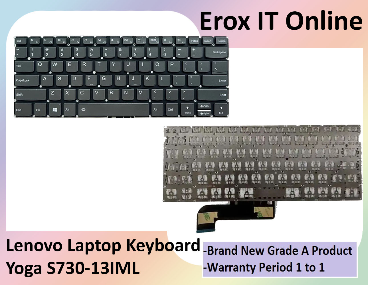 Price in SriLanka - Lenovo Yoga S730-13IML keyboard