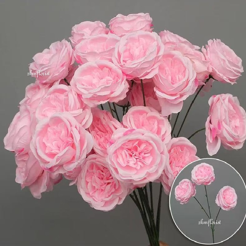 ENGLISH AUSTIN ARTIFICIAL FLOWER Bouquet Living Home Decor Decoration ...