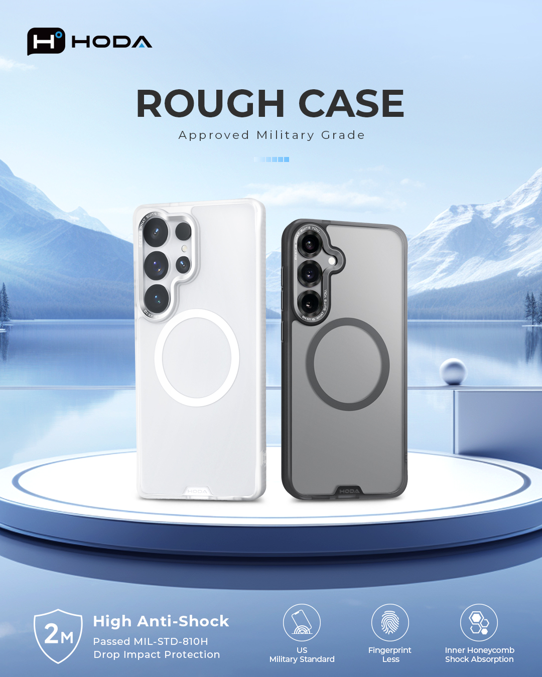 Original Hoda rough case with magnetic magcharge casing for Samsung ...