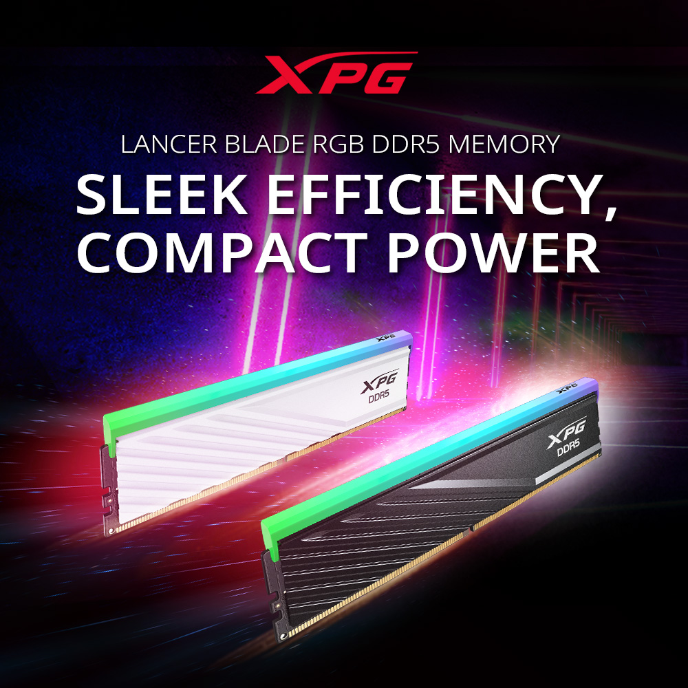 ADATA RAM DDR5 LANCER BLADE RGB 6000MHZ - BLACK/WHITE (16GB/32GB ...