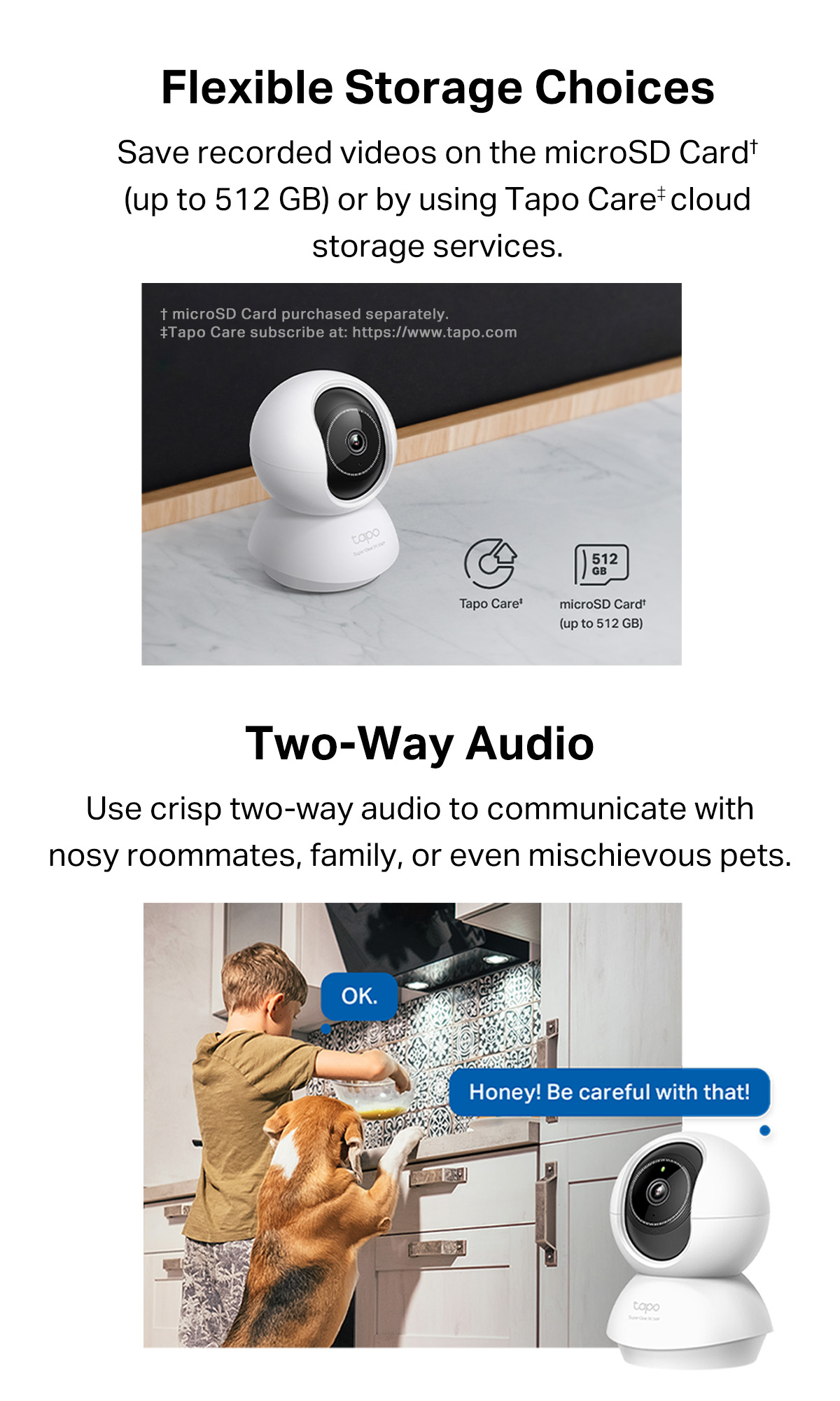 TP-Link Tapo C230 3K 5MP Pan/Tilt AI CCTV WIFI Wireless IP Camera with ...