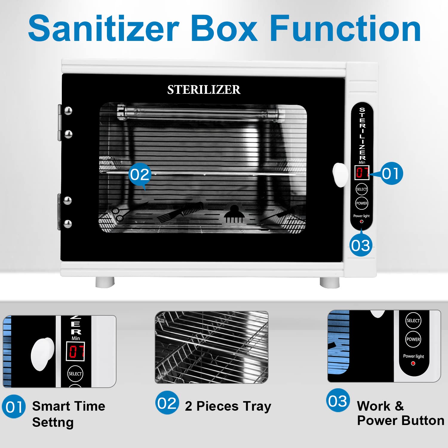 UV Sterilizer Baby Bottle Salon Beauty Nail Towel Tools Steriliser ...