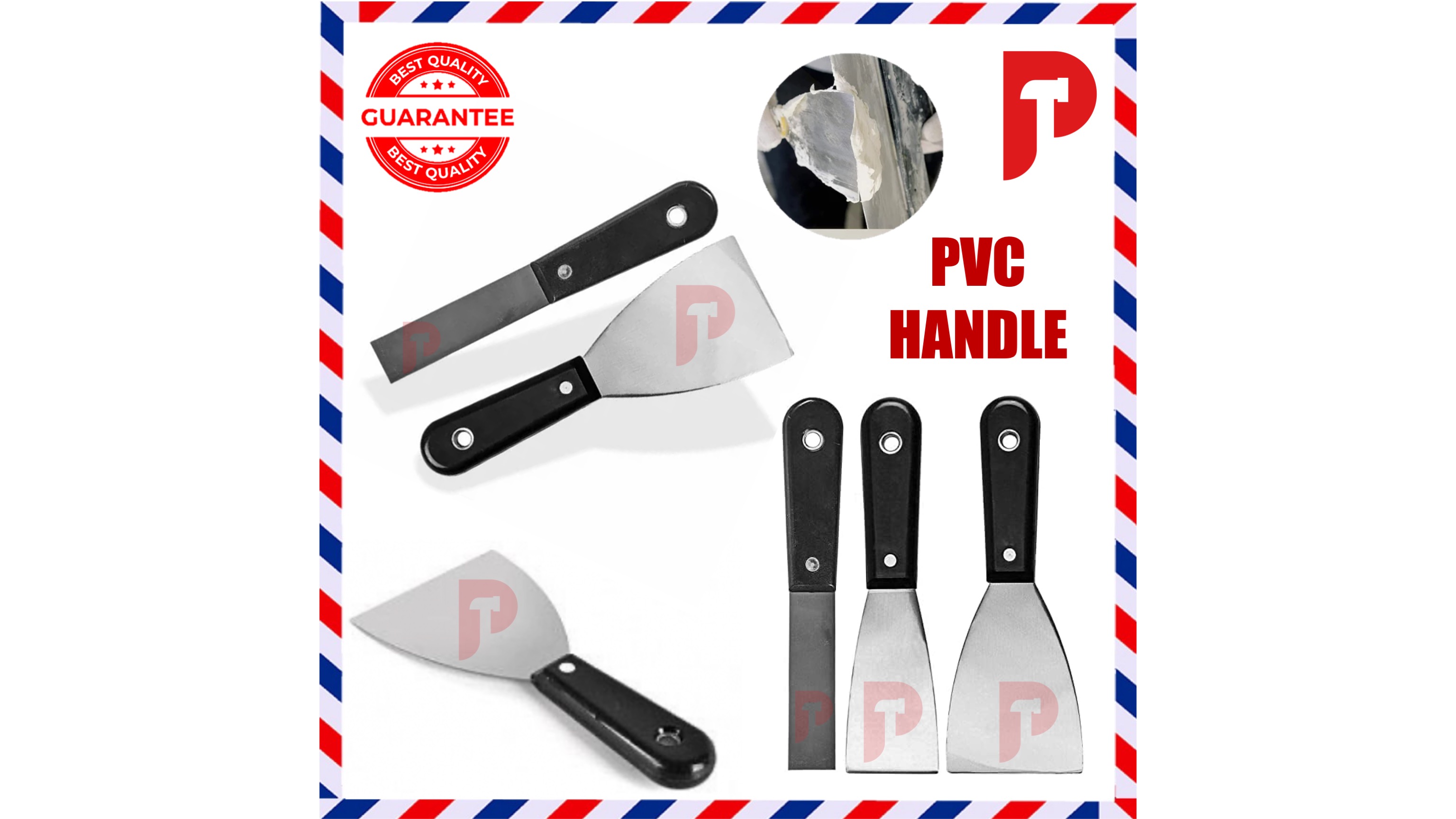 Wall Scraper Putty Knife 🔥 Ready Stocks 🔥 (Wood Handle/PVC Handle ...