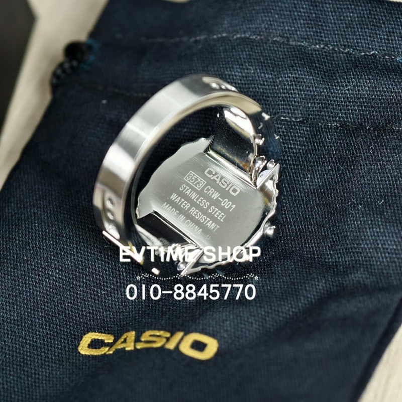 100% ORIGINAL CASIO RING WATCH 50TH ANNIVERSARY CRW-001-1PR / CRW-001 ...