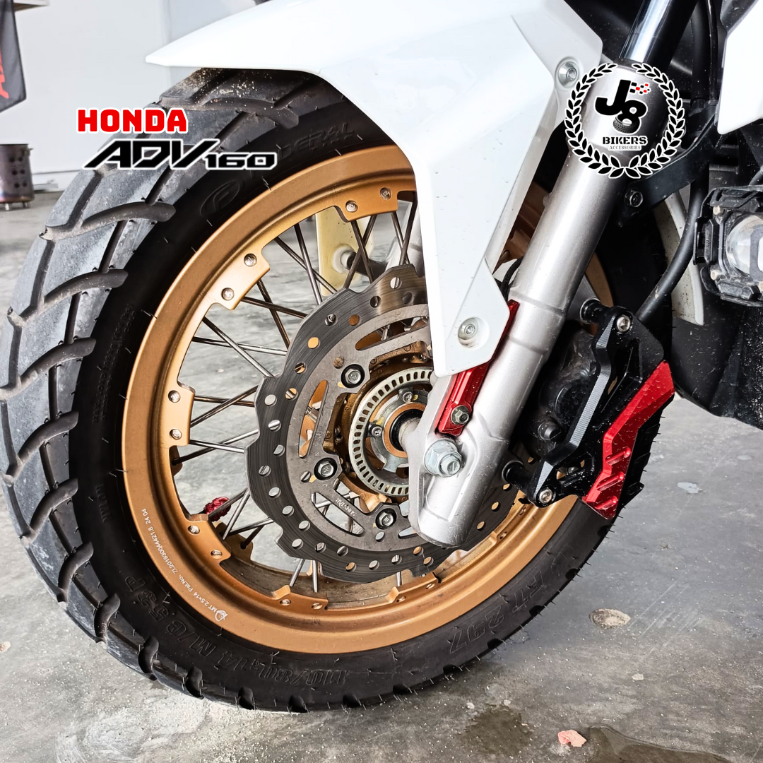 Honda ADV 160 Alloy Tubeless Sport Rim Wheel Gold Black | Shopee Malaysia
