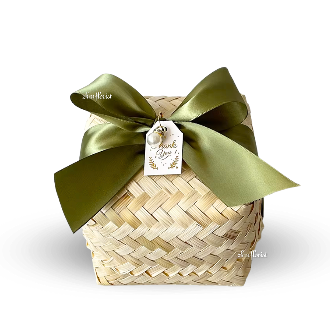 BESEK BAMBOO Goodies perkahwinan basket Souvenir dulang Raya 2025 ...