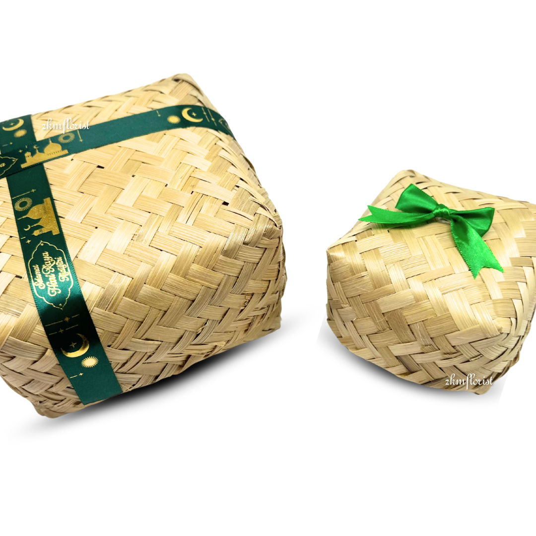 BESEK BAMBOO Goodies perkahwinan basket Souvenir dulang Raya 2025 ...
