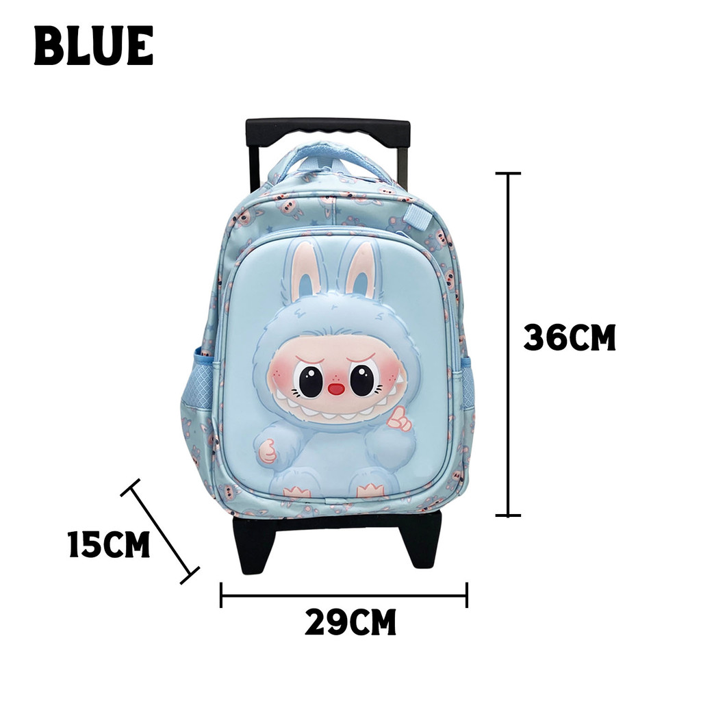 34cm/36cm 3 Wheel New Cartoon Trolley School Backpack Kids Trolley Bag ...