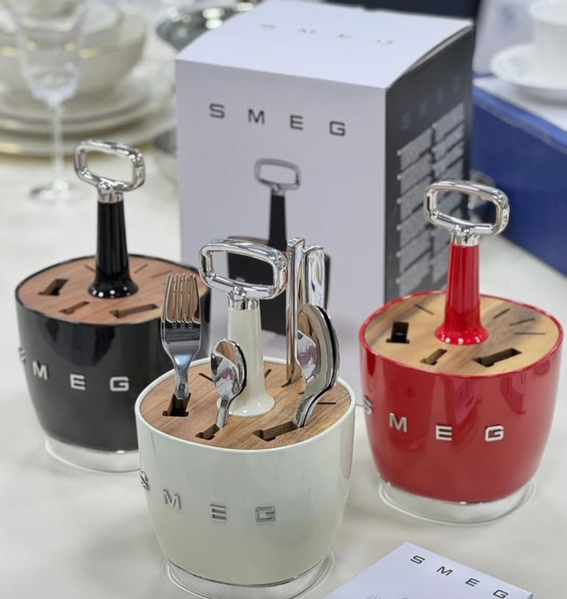 NEW SMEG Cutlery Holder Caddy (No Utensils) – Free FedEx Expedited