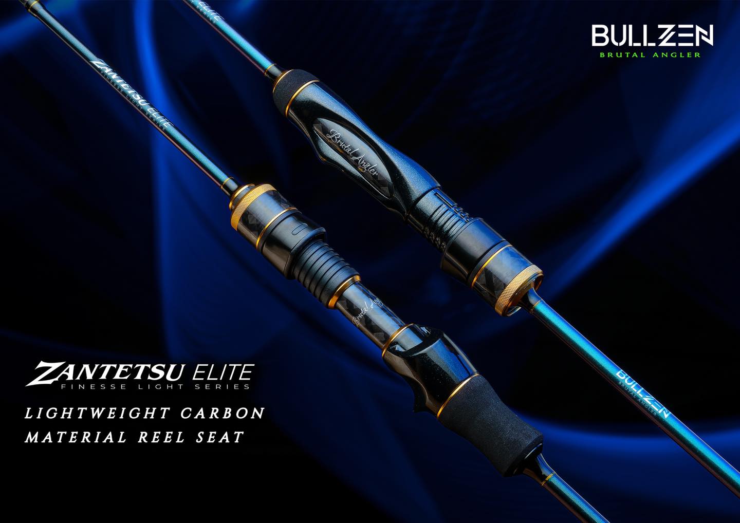 Bullzen Zantetsu Elite Baitcast & Spinning Rod Finesse Ultralight UL ...