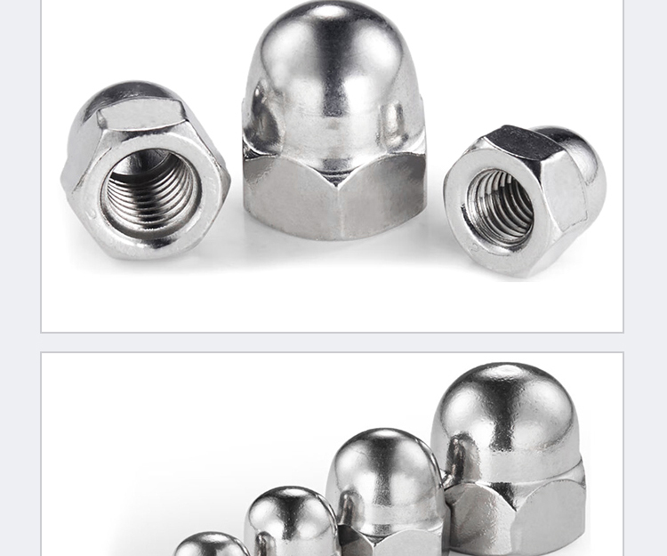 Replacement Nut 1/4-20 Hex Lock Nuts, 304 Stainless Steel, 30 Pcs Serrated Flange