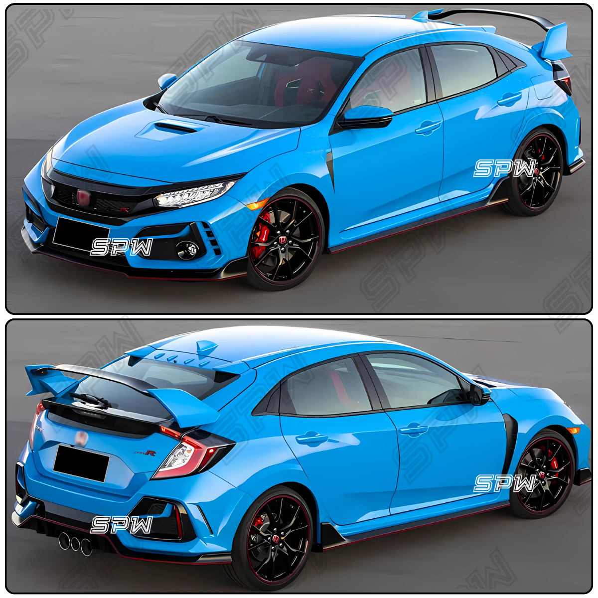 Honda Civic FC (2016-2021) OEM Type-R FK8 Bodykit Front Bumper Rear ...