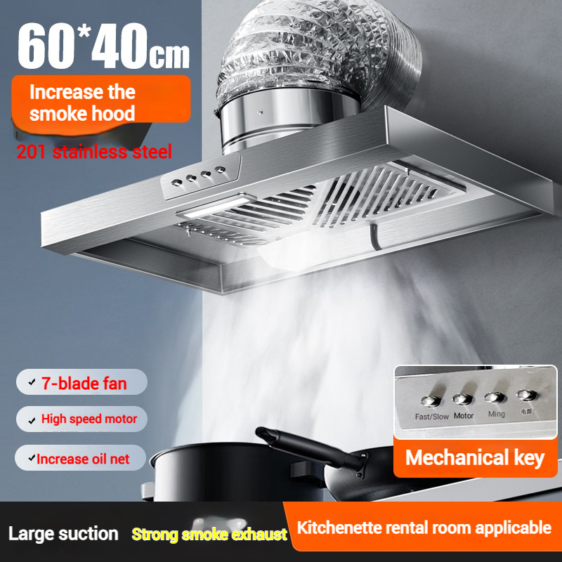 kitchen cooker hood stainless steel Oil fume purifier kitchen exhaust ...