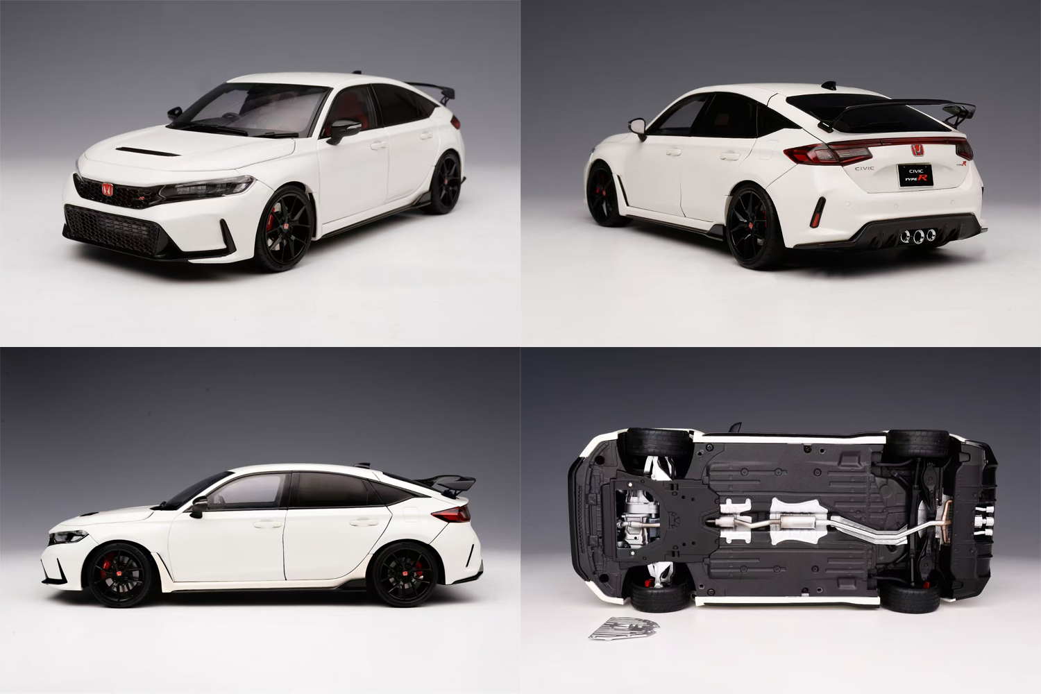 XE MÔ HÌNH HONDA CIVIC TYPE R FL5 RED,TỶ LỆ 1/18 MOTORHELIX - Mô Hình