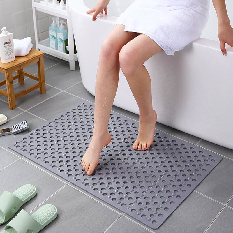 Bathroom Floor Mat Non Slip Suction Bath Mat Quick Dry Hollow Out ...