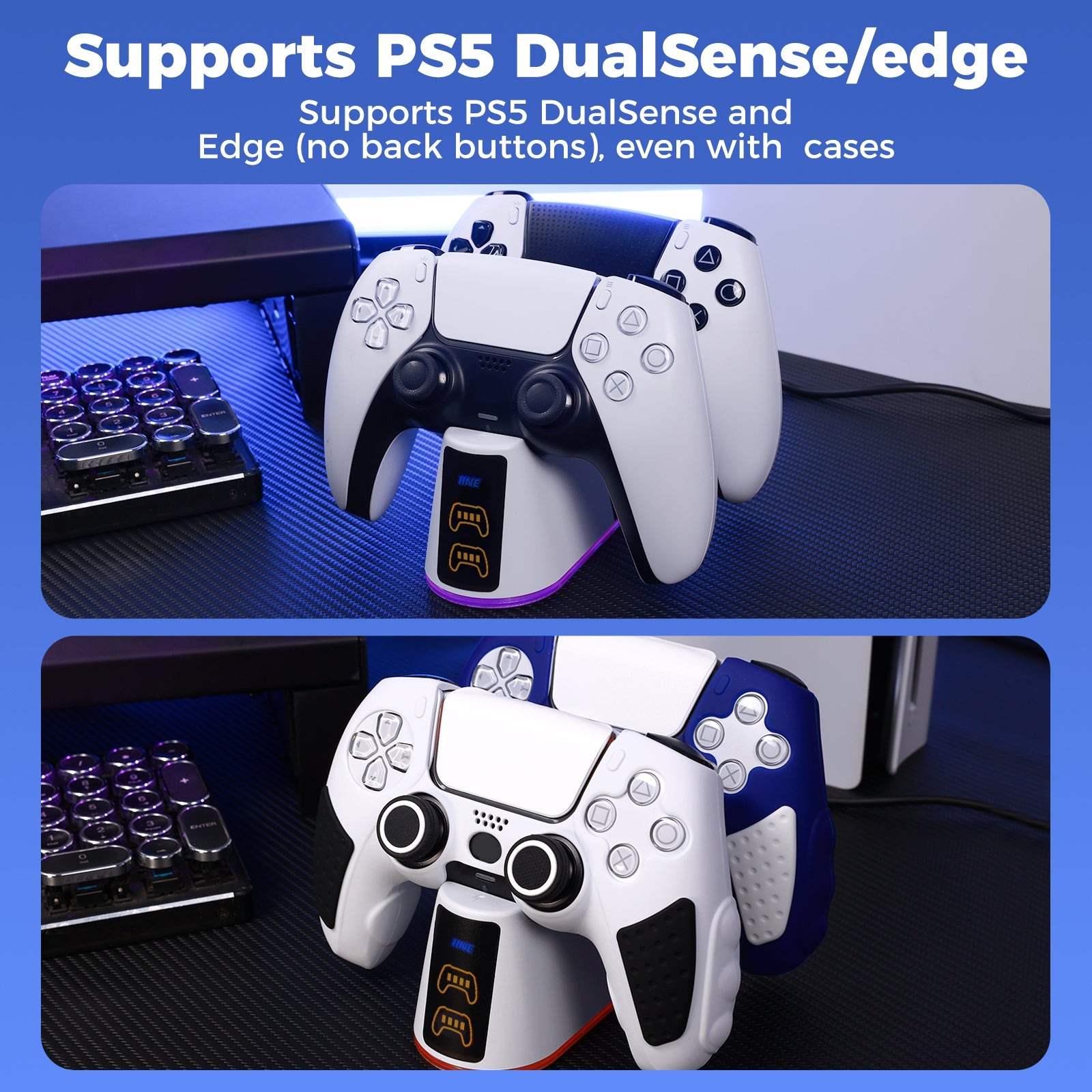 IINE Official PS5 Dualsense 5 Ds5 Dual sense 5 EDGE Controller Dual ...