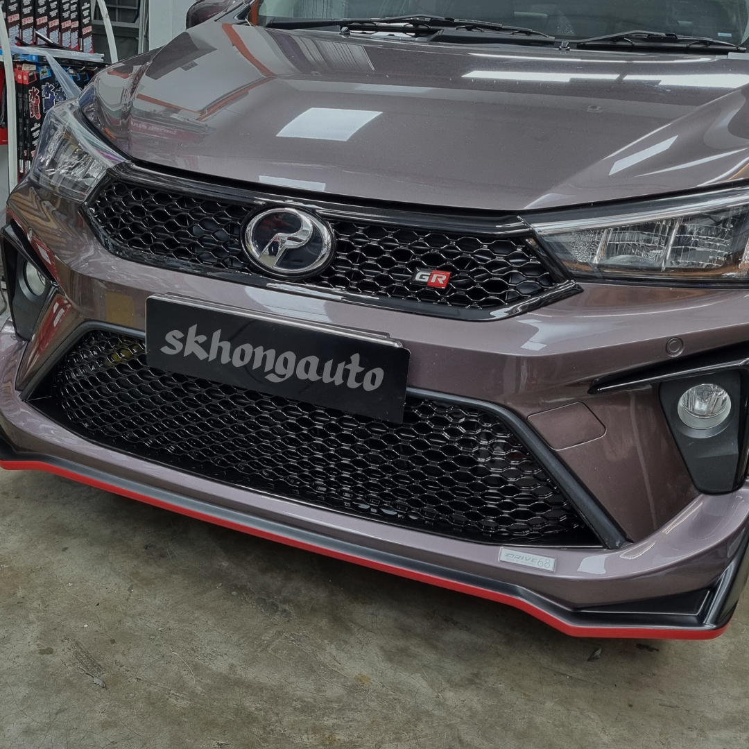 Perodua Bezza 2021-2025 GR SPORT Front Grill Lower Grill Honeycomb Mesh ...