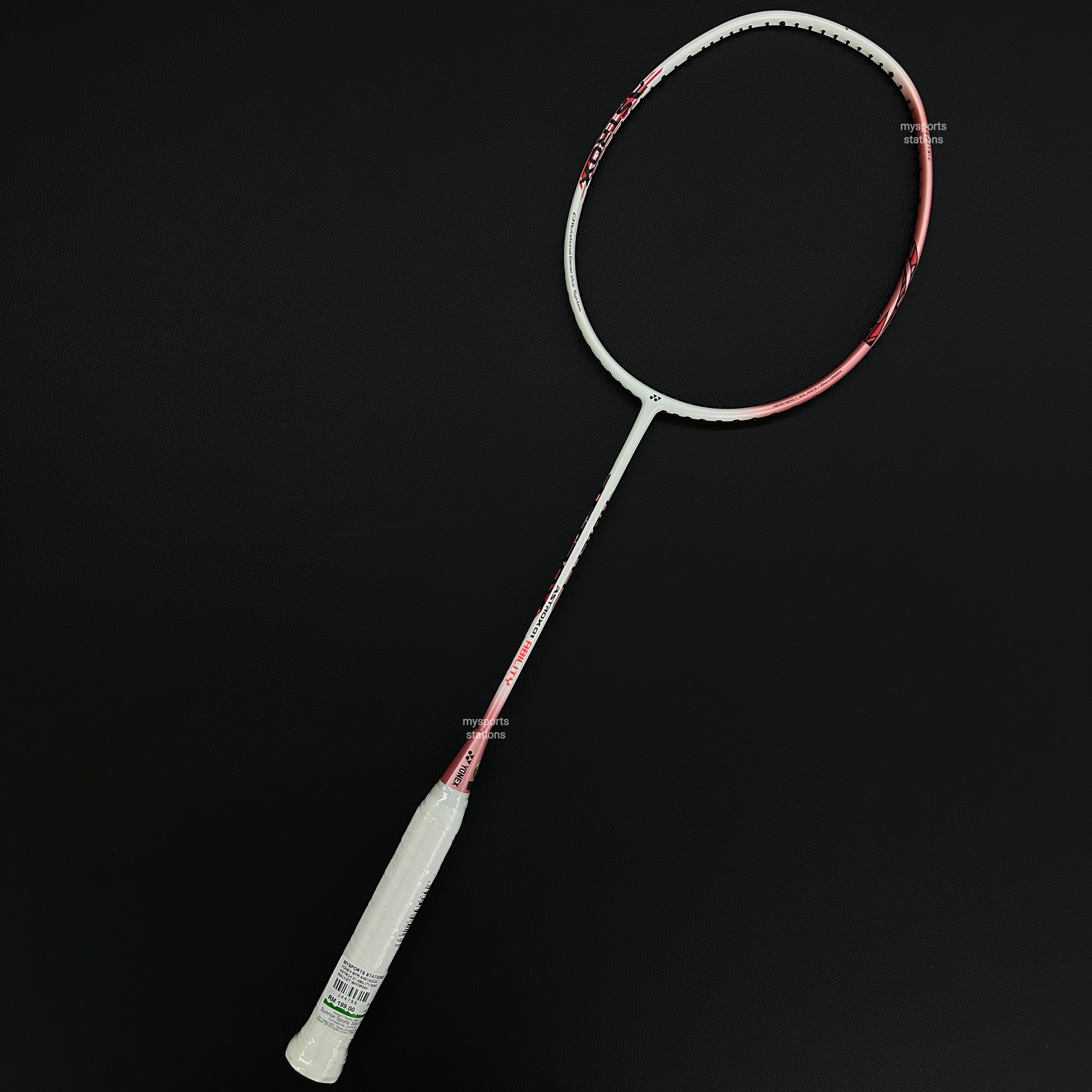 Yonex Astrox 01 Ability 4UG5 (White-Pink) BFR-AX01AZZZZ Badminton ...