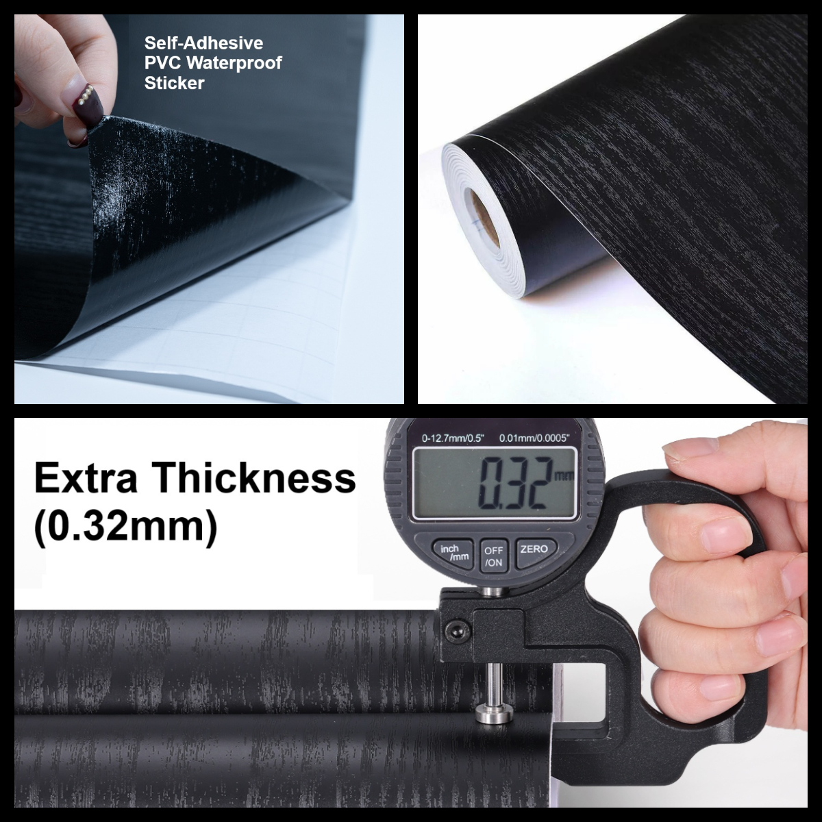 [Extra Thick] Table Top Countertop Sticker Kitchen Cabinet PVC Self ...