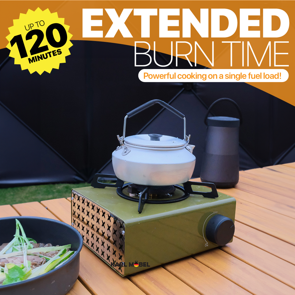 Picnic Burner Stove, 8-Wick Kerosene/Diesel Camping Stove, Portable For Outdoor Cooking & Heating