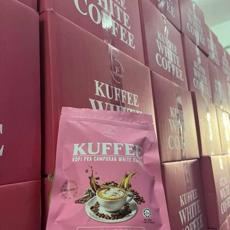 ORIGINAL BY KUFFEE KUFEE HQ FLAVER WHITE COFFEE CAPPUCCINO 1 PACK 4 ...