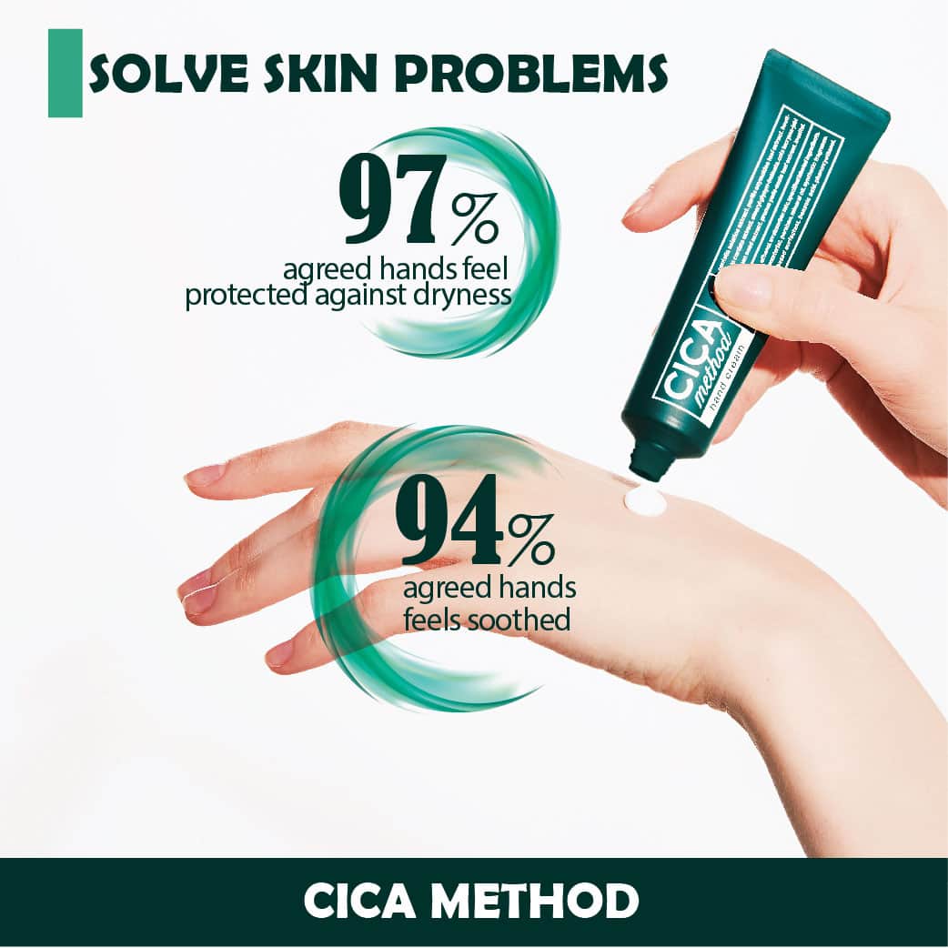 Cica Method Hand Cream 30g | For Dry & Dehydrated Skin Problem | Shopee ...