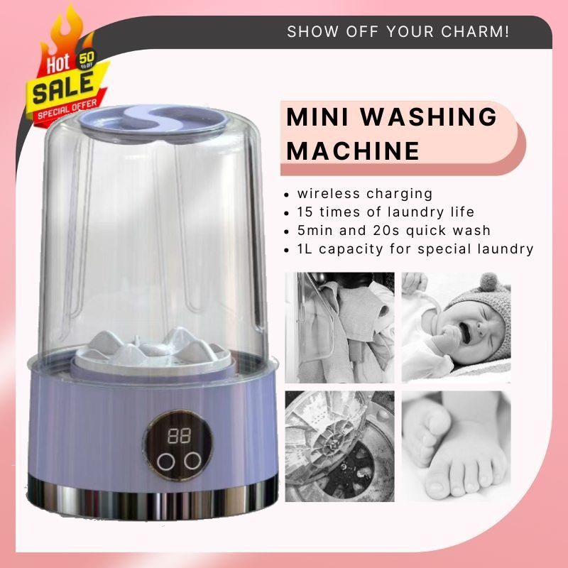 XIAOMI 迷你洗衣机 Portable washing machine mini underwear panties