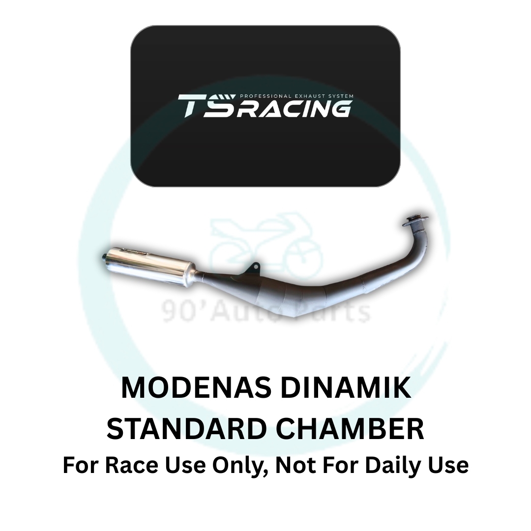 TS RACING EXHAUST STANDARD CHAMBER EKZOS PAIP EZOS PAIP MOTOR MODENAS ...
