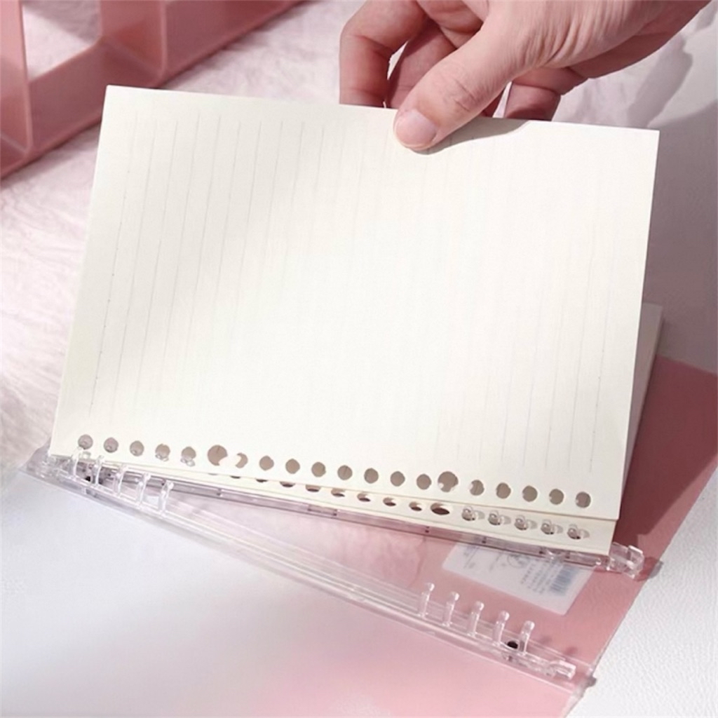 [MY STOCK] A5 B5 A4 Gradient PP Loose-Leaf File Soft Cover Ring Binder ...
