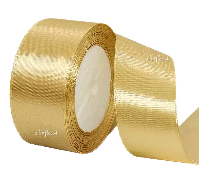 (22M) 4CM SATIN Ribbon Riben Ribben Organza Gift Flower Bouquet ...