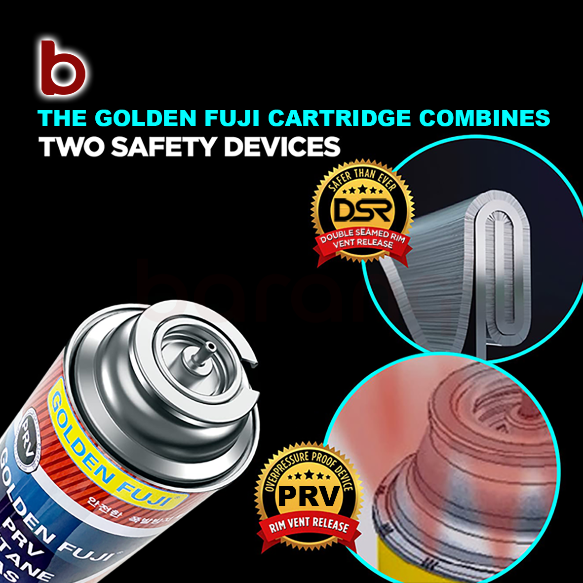[READY STOCK] Butane Gas Cartridge with non explosive safety system 4 x ...