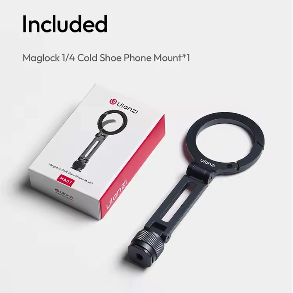 Ulanzi MA07 Maglock Magnetic Phone Holder Camera Cold Shoe Mount ...