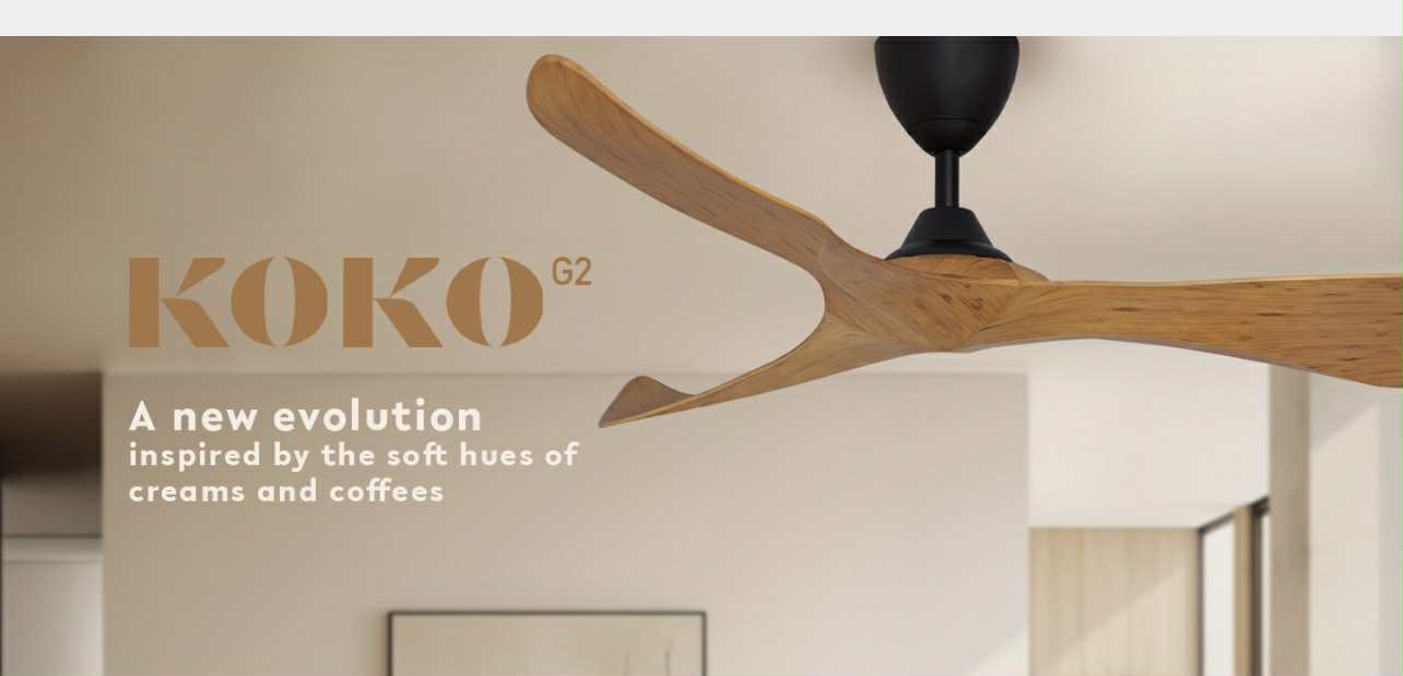 ALPHA ALKOVA KOKO G2 3B 56/40 inches DC Motor Ceiling Fan with Digital ...