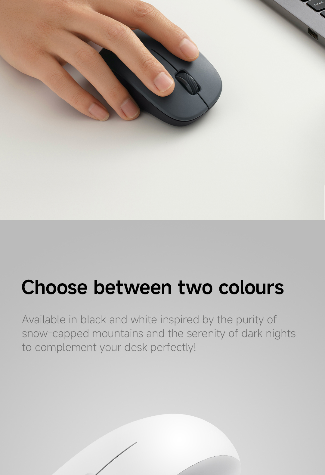 Xiaomi Wireless Mouse Comfort Edition | 2.4 GHz Wireless Connection ...