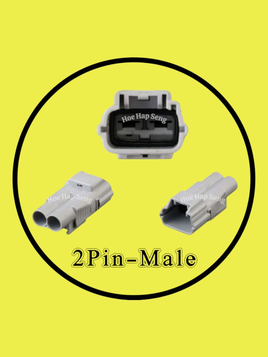 2PIN MALE & FEMALE CONNECTOR SOCKET Heavy Duty WATER PROOF | Shopee ...