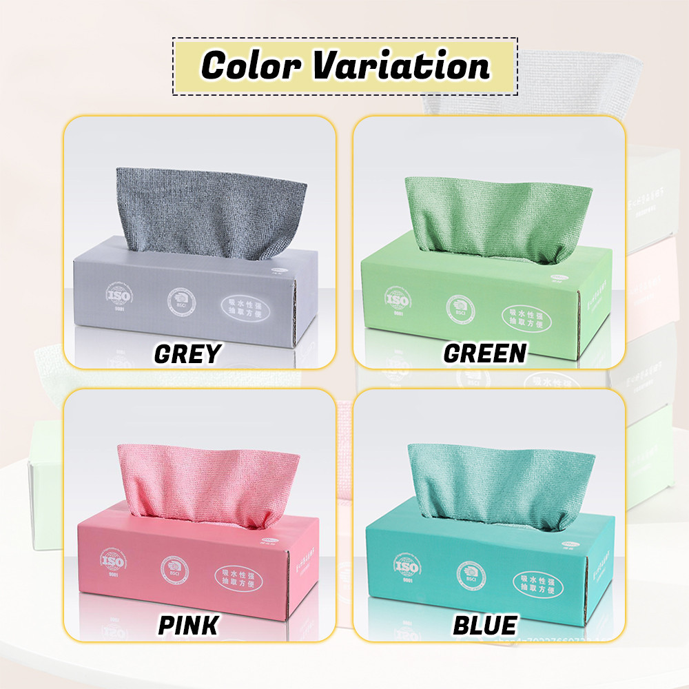 Reusable Kitchen Towel Kitchen Cloth Absorbent tisu dapur Microfiber ...