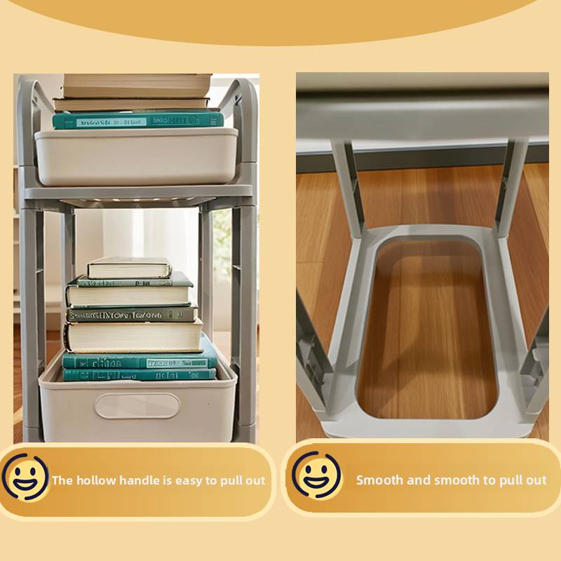 Storage Rack Bookshelf Movable School Beg Rack Multi-Layer Snack ...