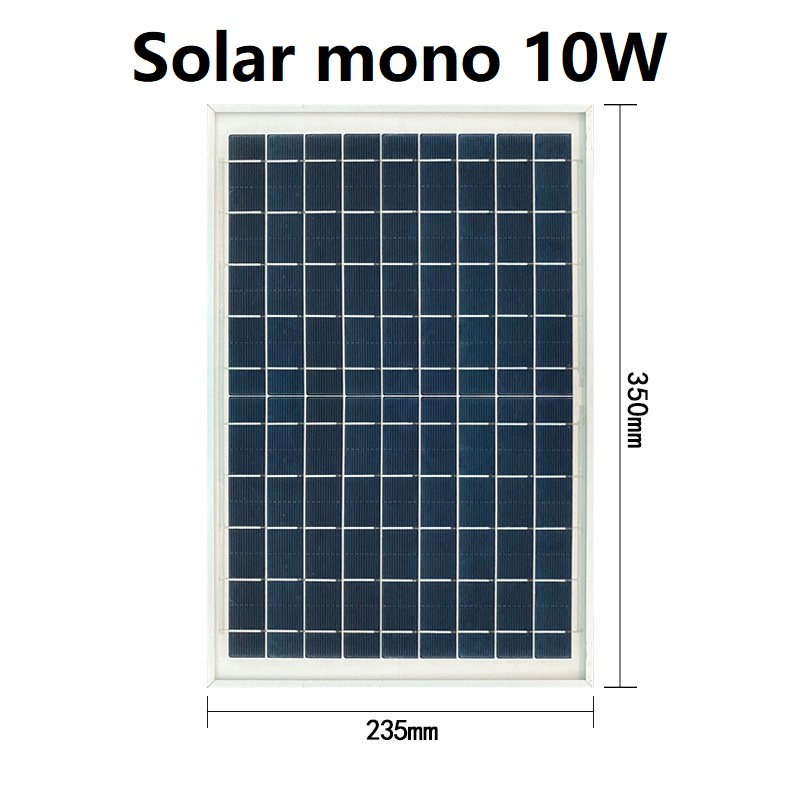 10W Solar Photovoltaic Panel and 12V7A Super Storage Battery Outdoor ...