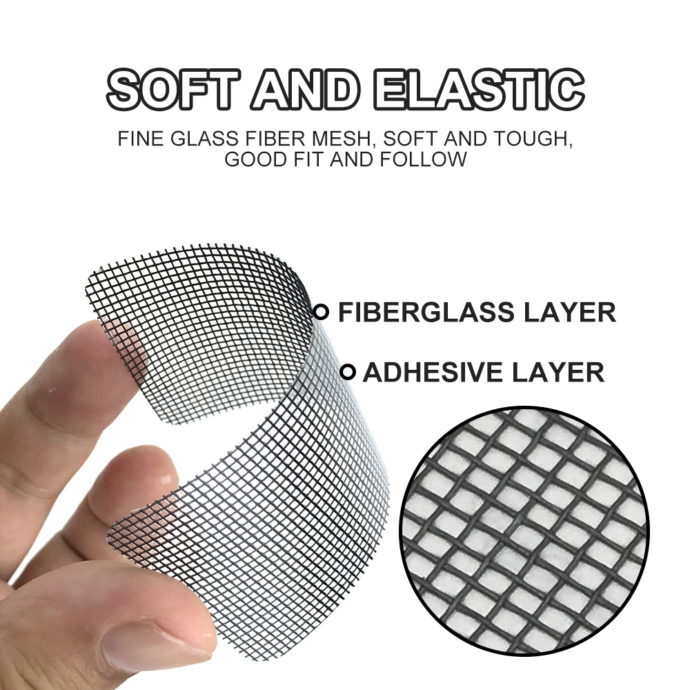 Self-adhesive Window Screen Mesh Breathable Mosquito Net Fix Mesh ...