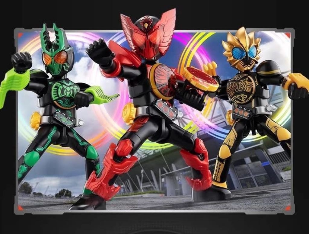 [12cm] BLOKEES Original Masked Kamen Rider Building Blocks OOO TATOBA ...