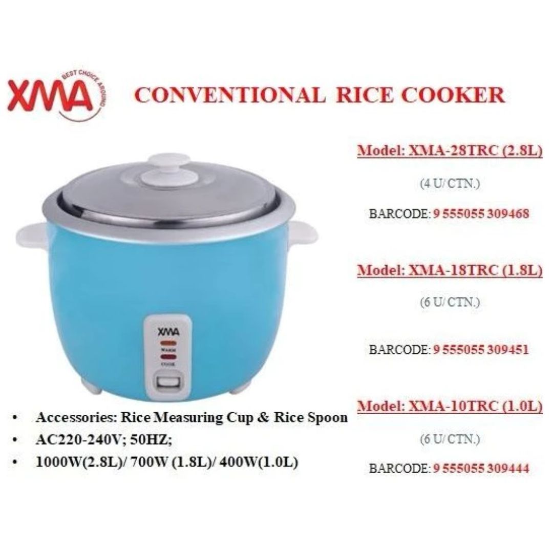 ( BGRADE ) XMA Periuk Nasi Electric Rice Cooker (1.0L) XMA-10TRC ...
