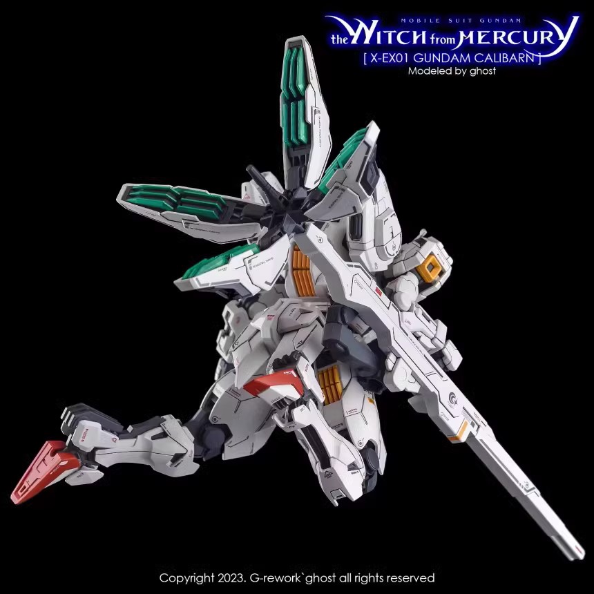 [COPY GHOST] HG72 HG 1/144 CALIBARN GUNDAM [The Witch From Mercury ...